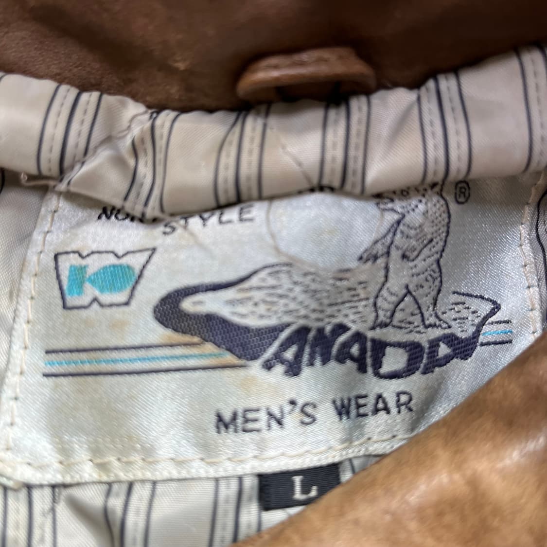 Anada JPN 웨스턴 블루종 소가죽 점퍼 자켓 (L) 상품이미지3