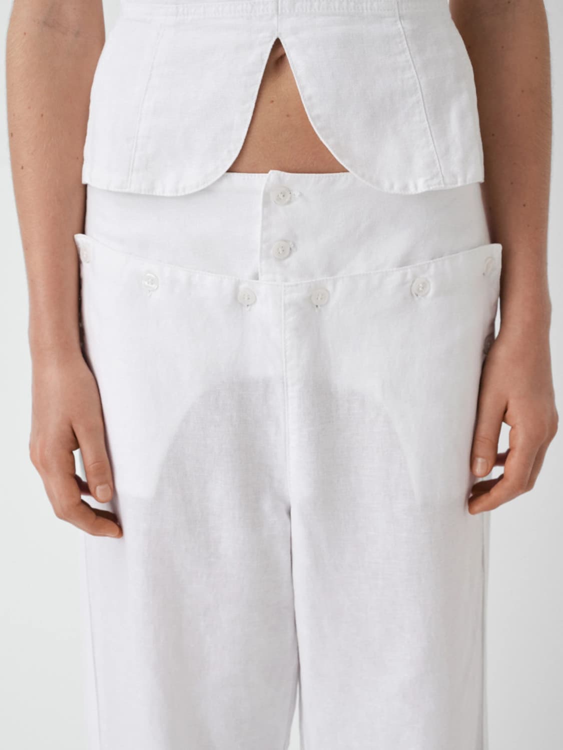 [36,38]기마구아스 ANNA 팬츠/화이트 상품이미지1