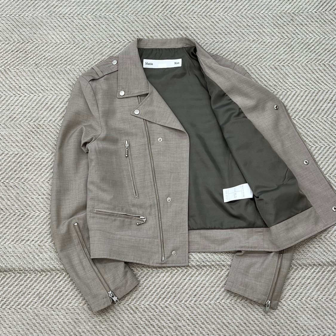 마뗑킴 싱글 라이더 자켓 r3231 상품이미지3