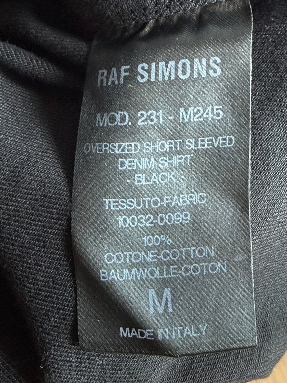 [M] RAF SIMONS 23SS DENIM SHIRT 상품이미지5