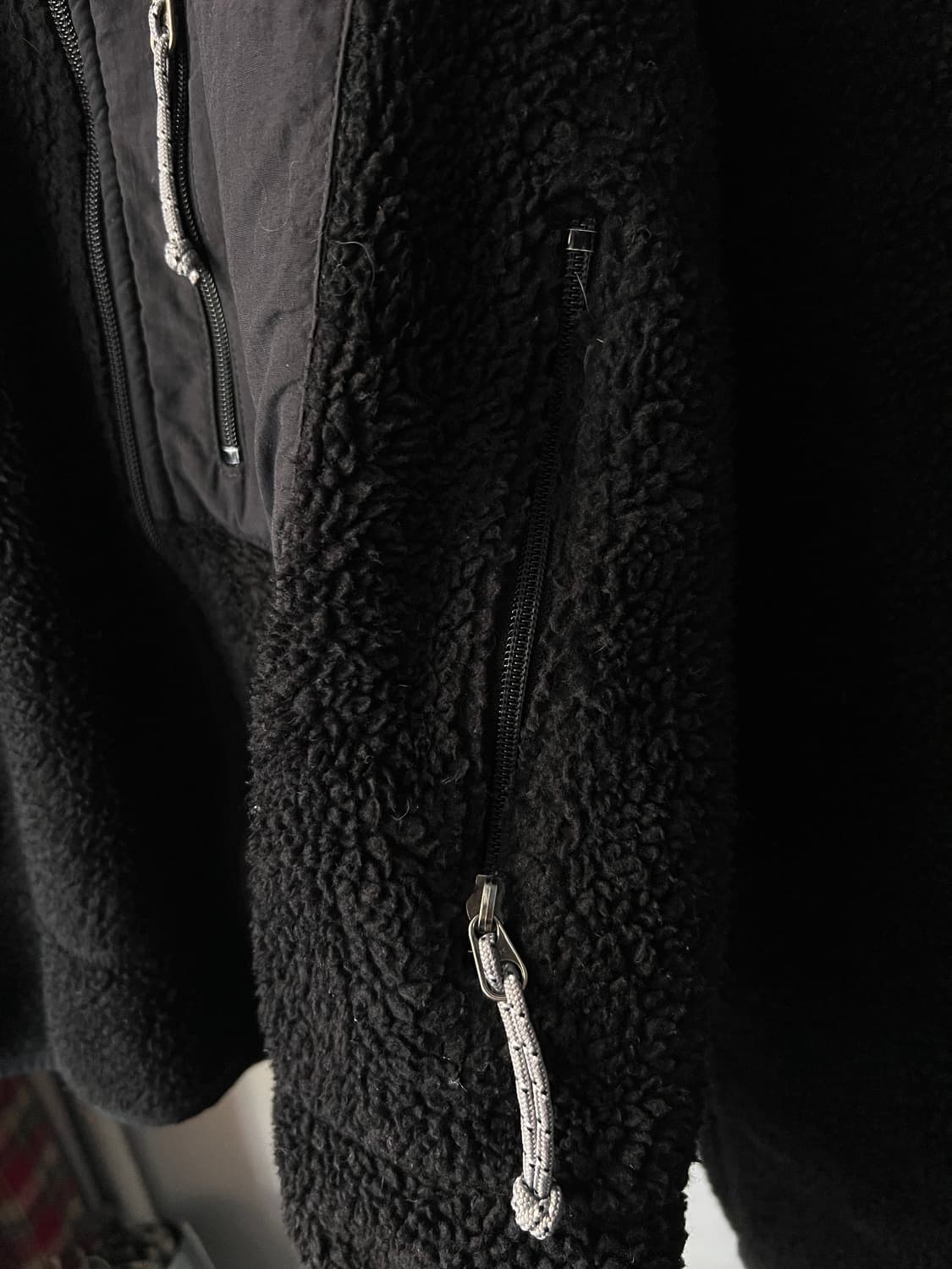 [M]90's 파타고니아 레트로 X Made in USA 블랙 플리스자켓 상품이미지5