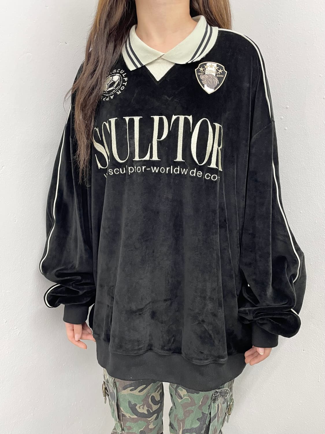 스컬프터 벨벳 로고 유니폼 상품이미지3