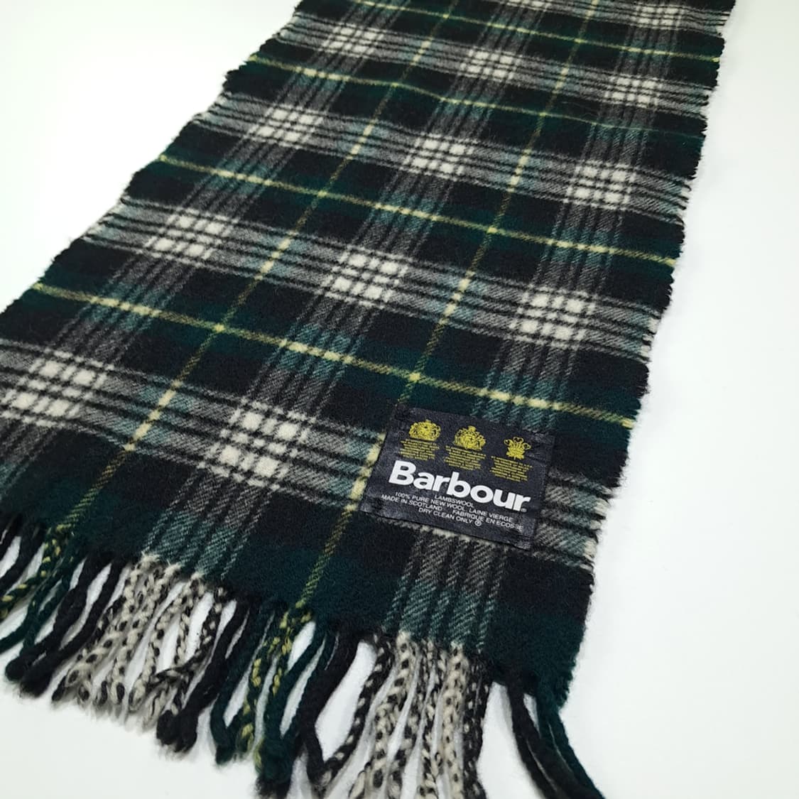 MX559 바버 90s 스코틀랜드판 램스울 하우스타탄 머플러 목도리 상품이미지3