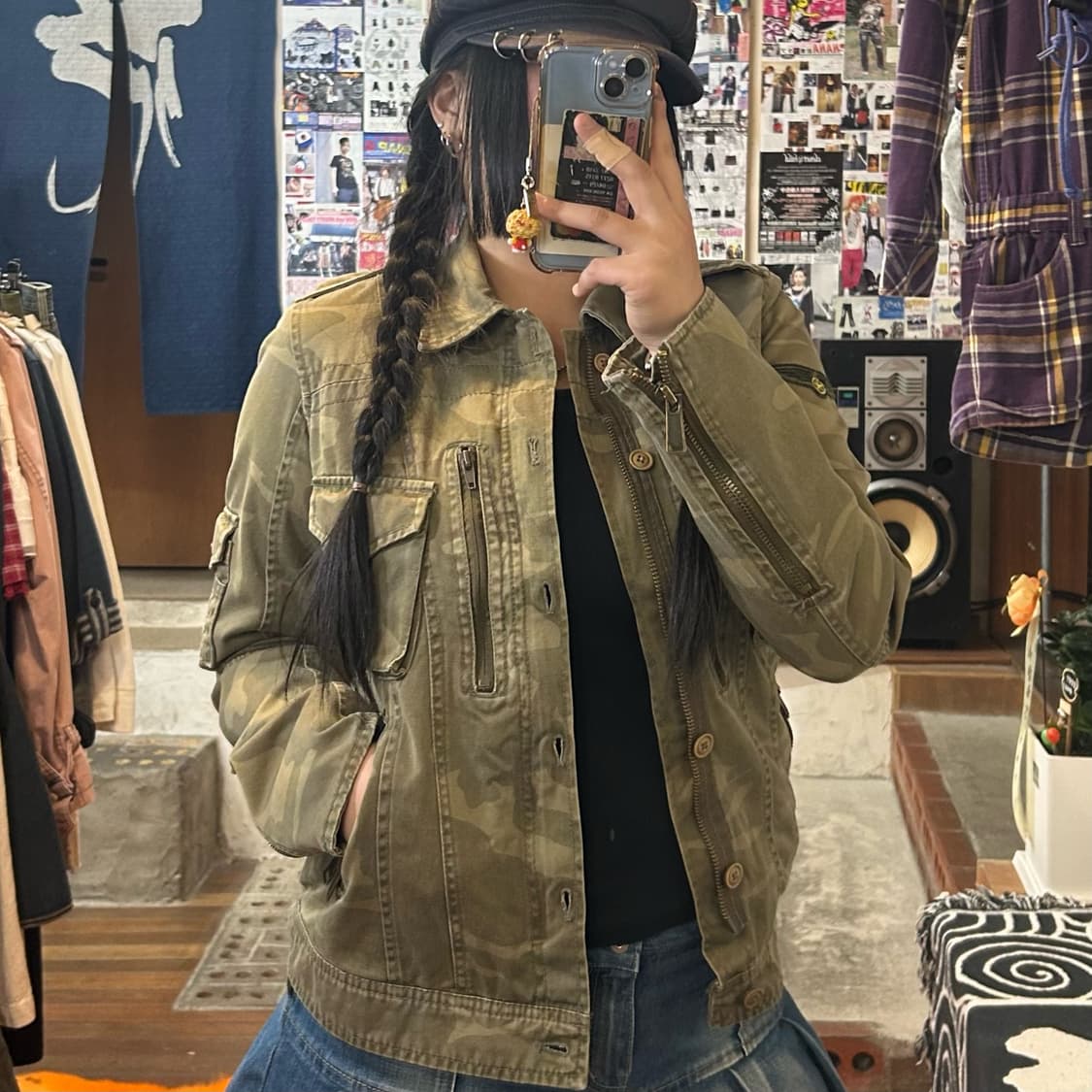 JPN KISSMARK 밀리터리 카모 필드자켓 상품이미지2