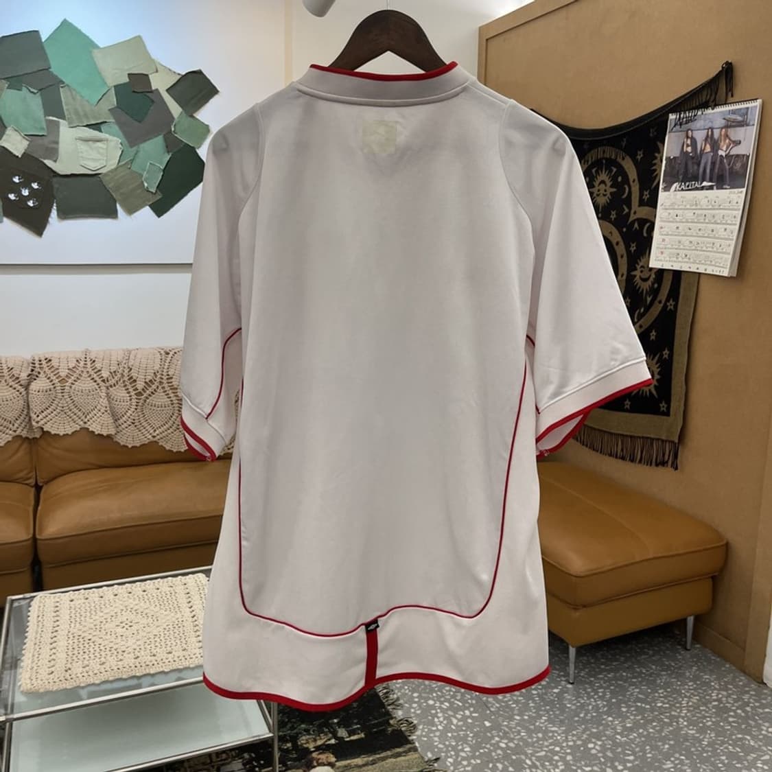 엄브로 올드스쿨 레트로 스포티 오버핏 져지 반팔티 XL C12312 상품이미지4