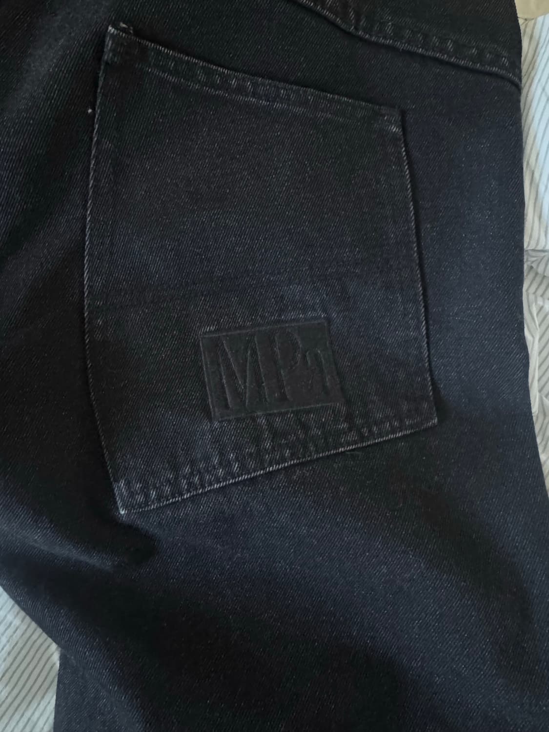 Mpa 플라스틱 프러덕트 뭐시기데님 팬츠 상품이미지3