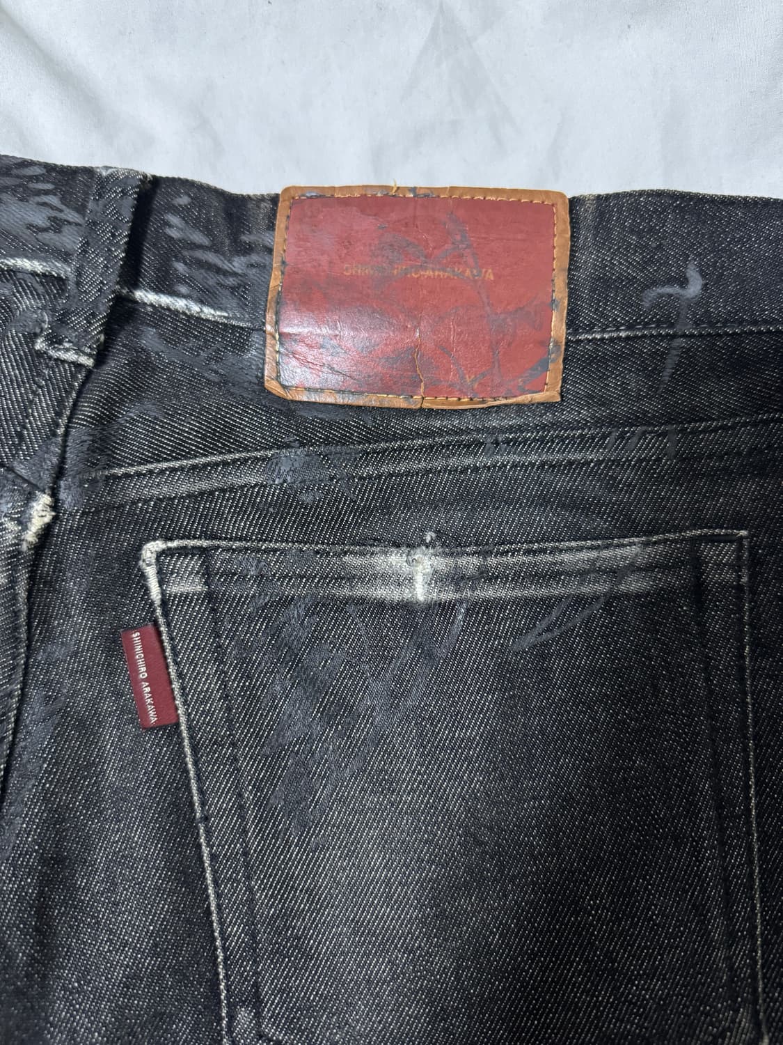 신이치로 아라카와 드래곤 패턴 데님팬츠 상품이미지6