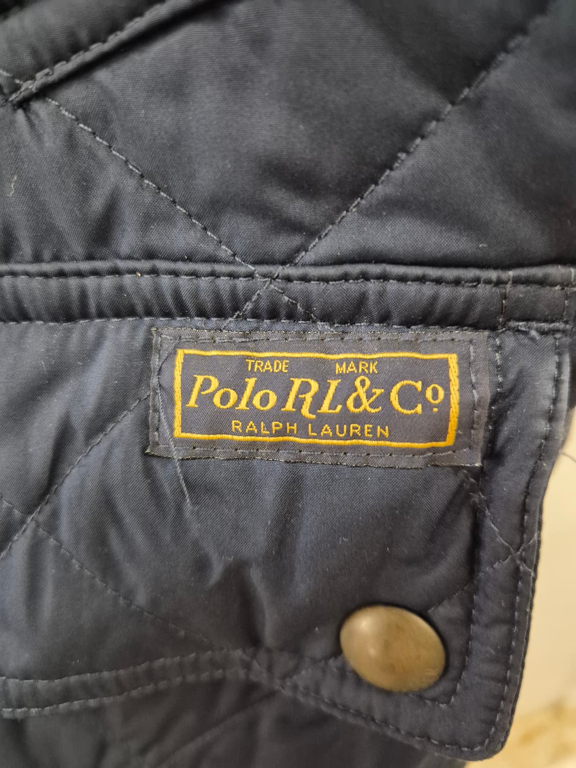 폴로 랄프로렌 퀼팅 조끼 네이비 M 상품이미지6