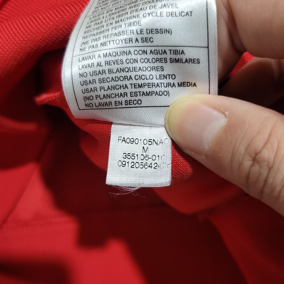 나이키 09-10 맨유 져지 자켓 블랙/레드 (M) 상품이미지5