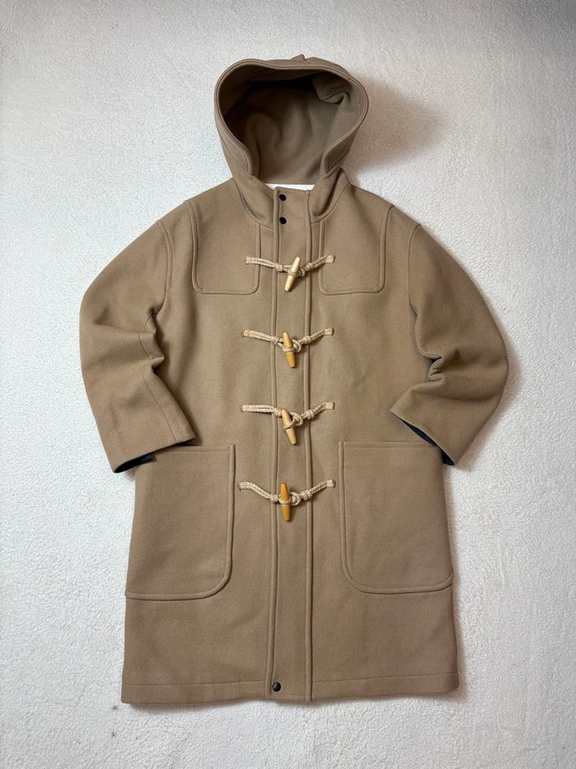 디자이너인비테이션 울 더플 후디 코트 PN6745 상품이미지1