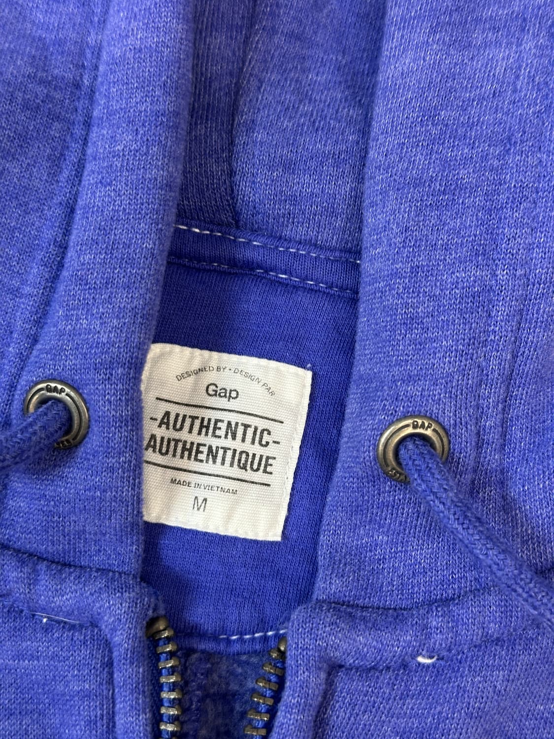 갭 스펠로고 후드집업 보카시퍼플 m 상품이미지4