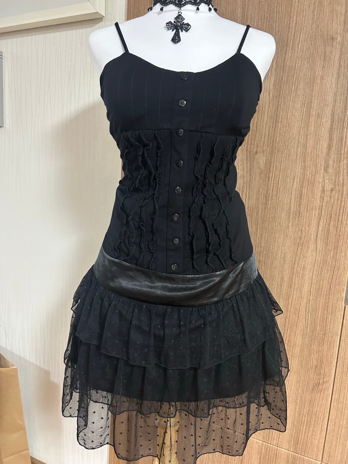 고스로리공겜여주고딕오네갸루 원피스 상품이미지1