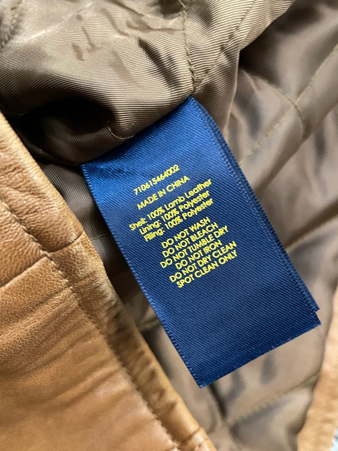 폴로 랄프로렌 카페 레이서 양가죽 자켓 상품이미지6