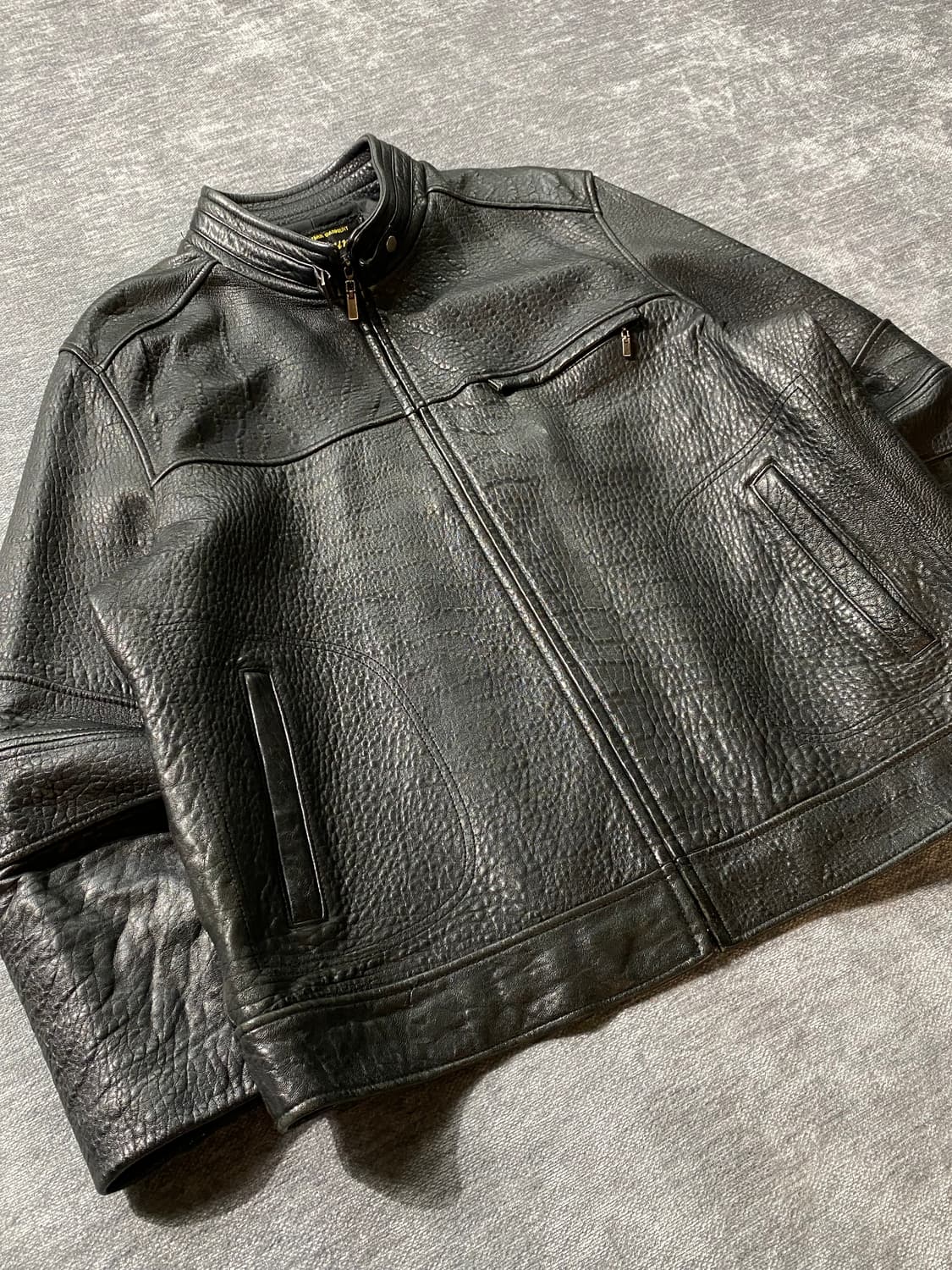 [105-110] 90s Vintage 빈티지 양가죽 레더 자켓 상품이미지3