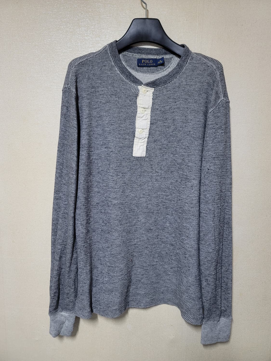 폴로 랄프로렌 헨리넥 와플 니트 상품이미지1