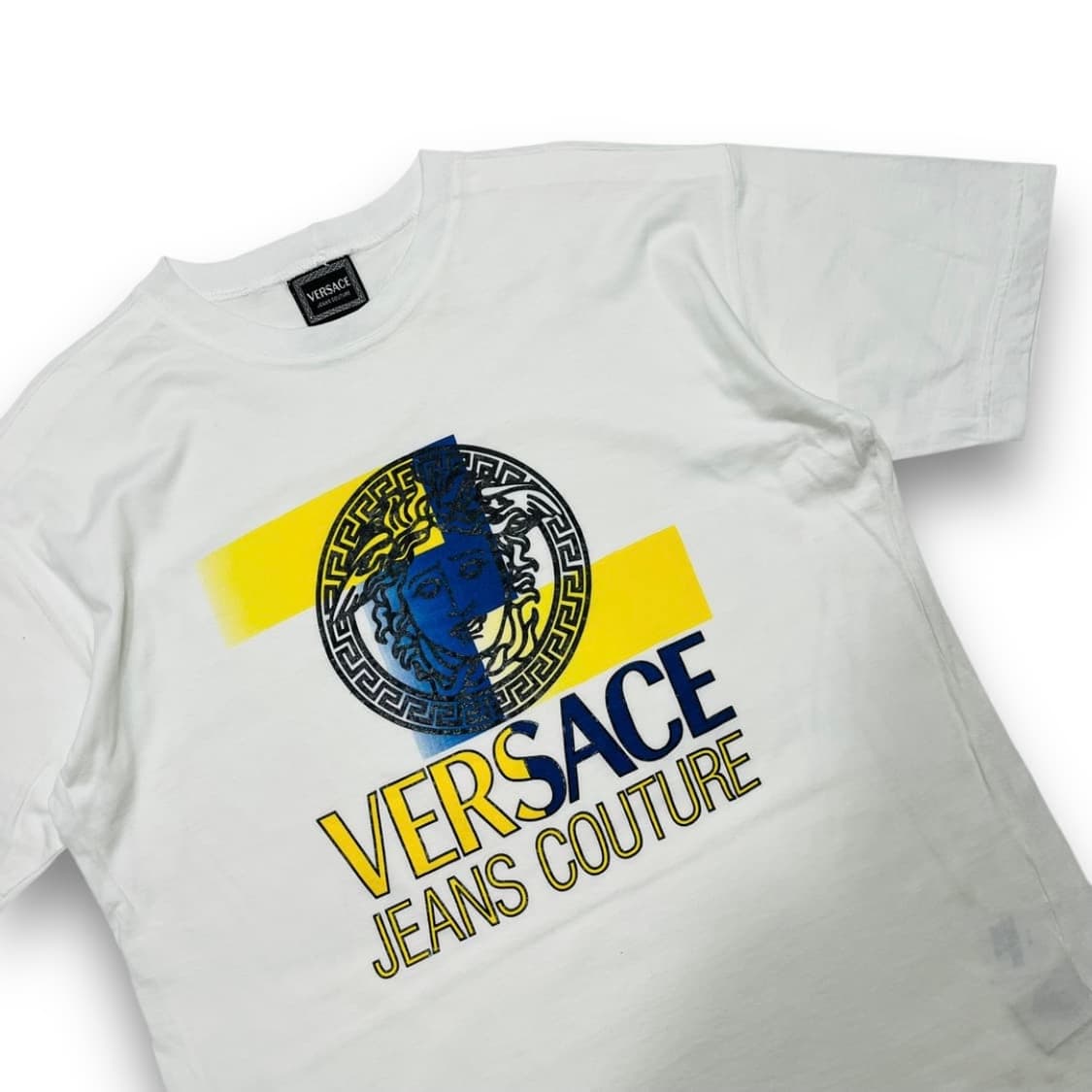 베르사체 90s 진스 꾸뛰르 메두사 화이트 반팔 티셔츠 상품이미지2