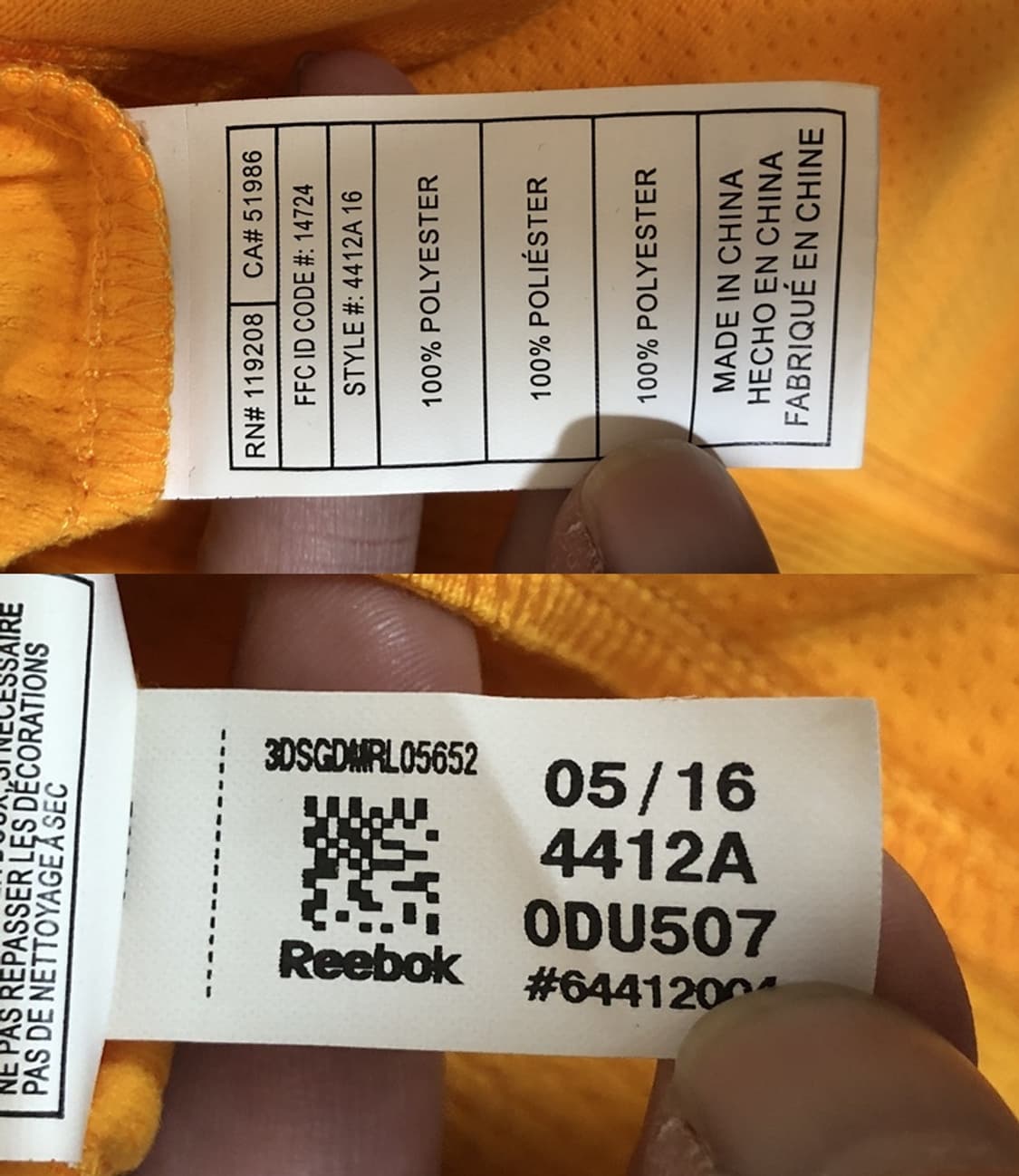 NHL 리복 버팔로세이버스 롱슬리브 셔츠 M(해외) 상품이미지8