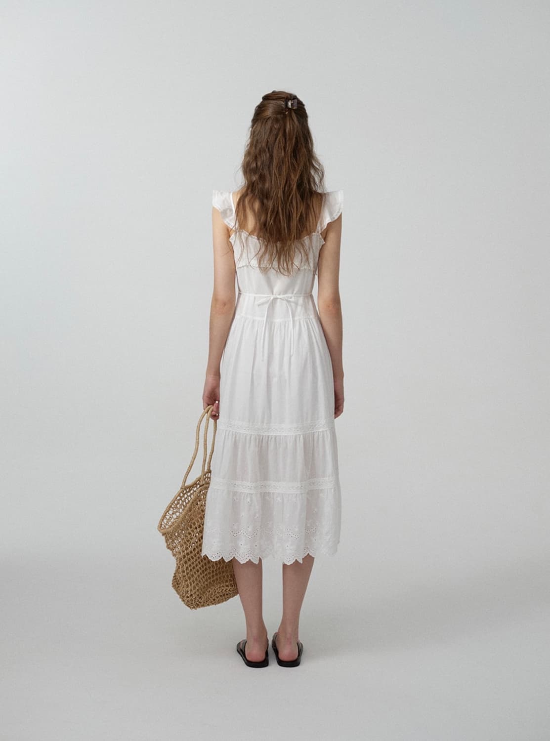 더바넷 Caron Tiered Sleeveless Dress 상품이미지3