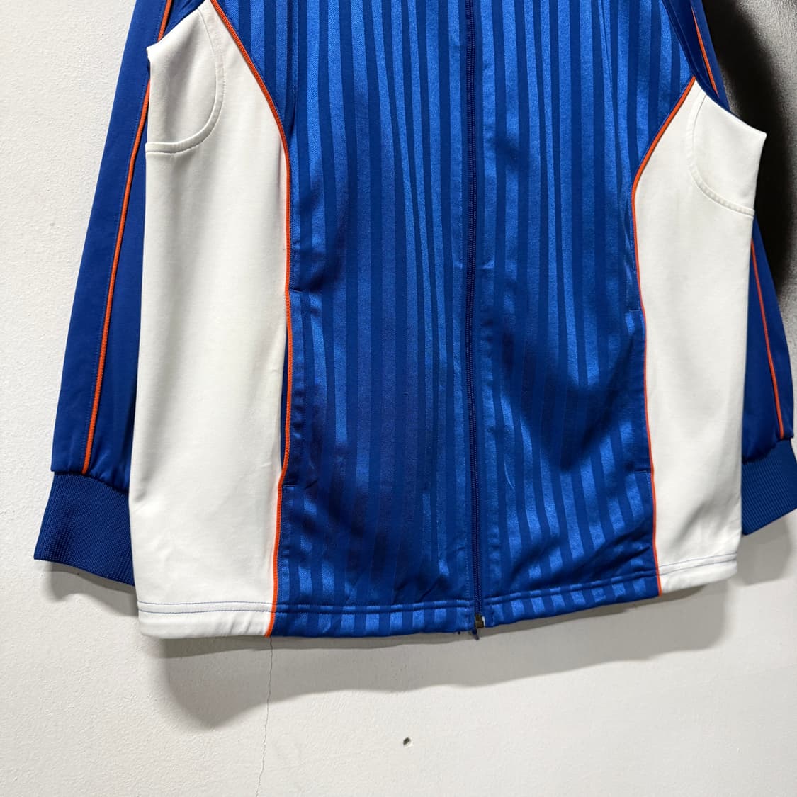 나이키 올드스쿨 스트라이프 배색 빅 스우시 집업 져지 자켓 상품이미지4