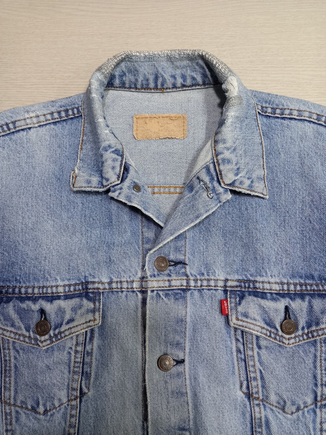 XL105 80's 리바이스 KOREA  데님자켓 XL-457 상품이미지4