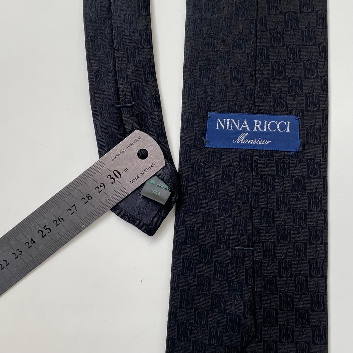 니나리치(NINA RICCI) 블랙 명품 정품넥타이 상품이미지5