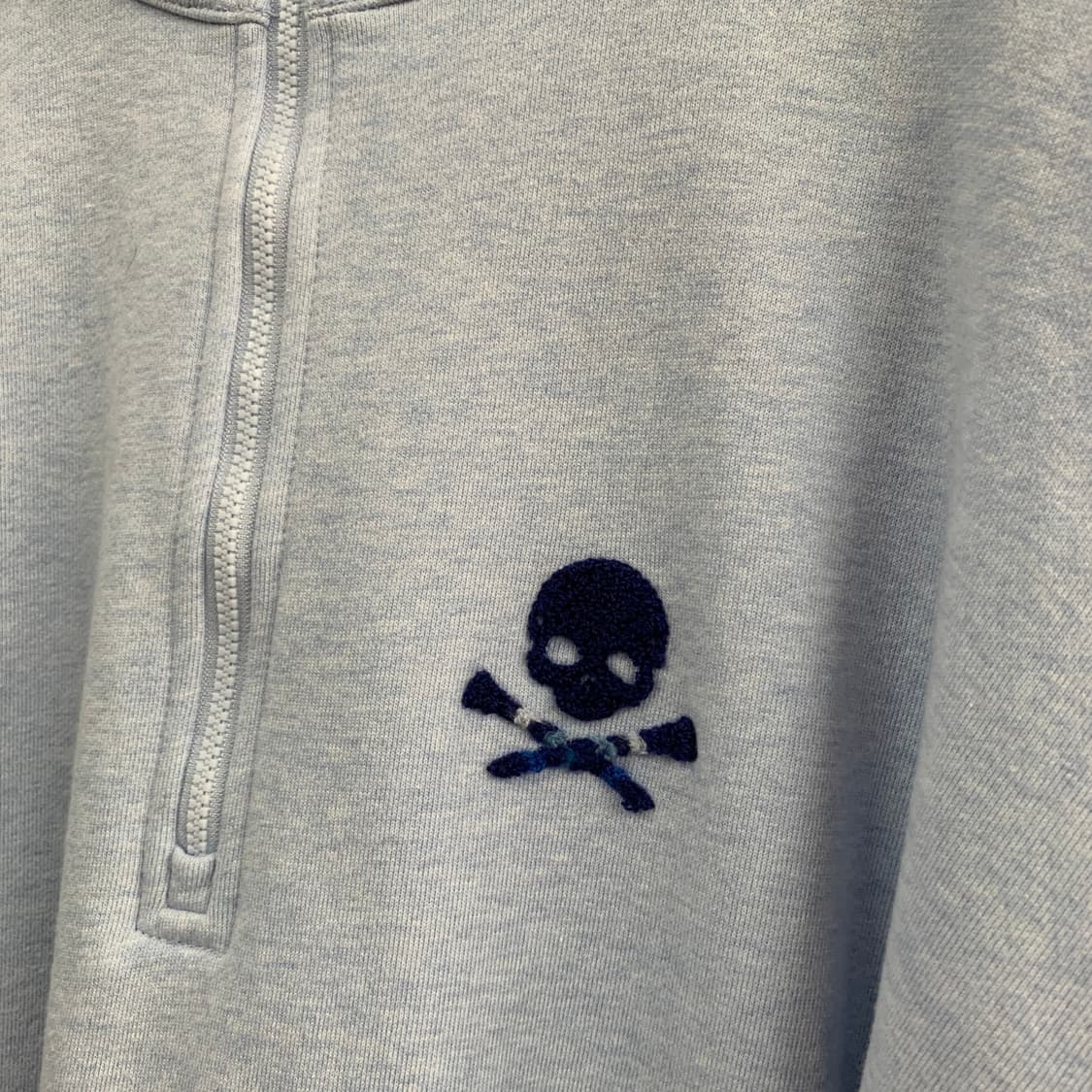 S G/FORE 지포어 골프 스컬 하프 반집업 맨투맨 상품이미지4