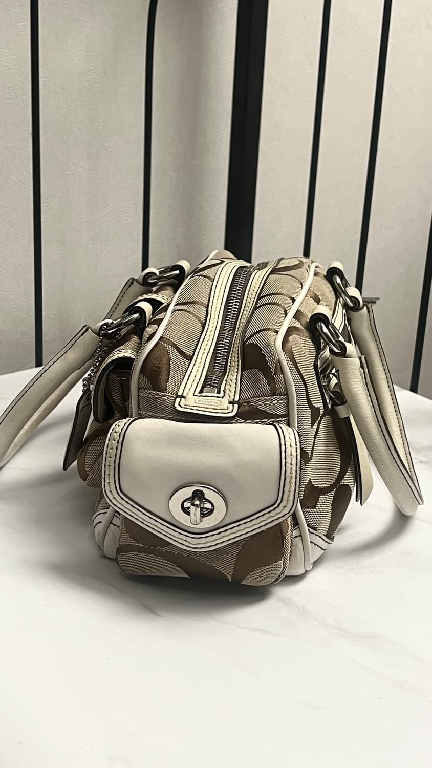 coach vintage turnlock hobo bag 코치 바게트백 상품이미지5