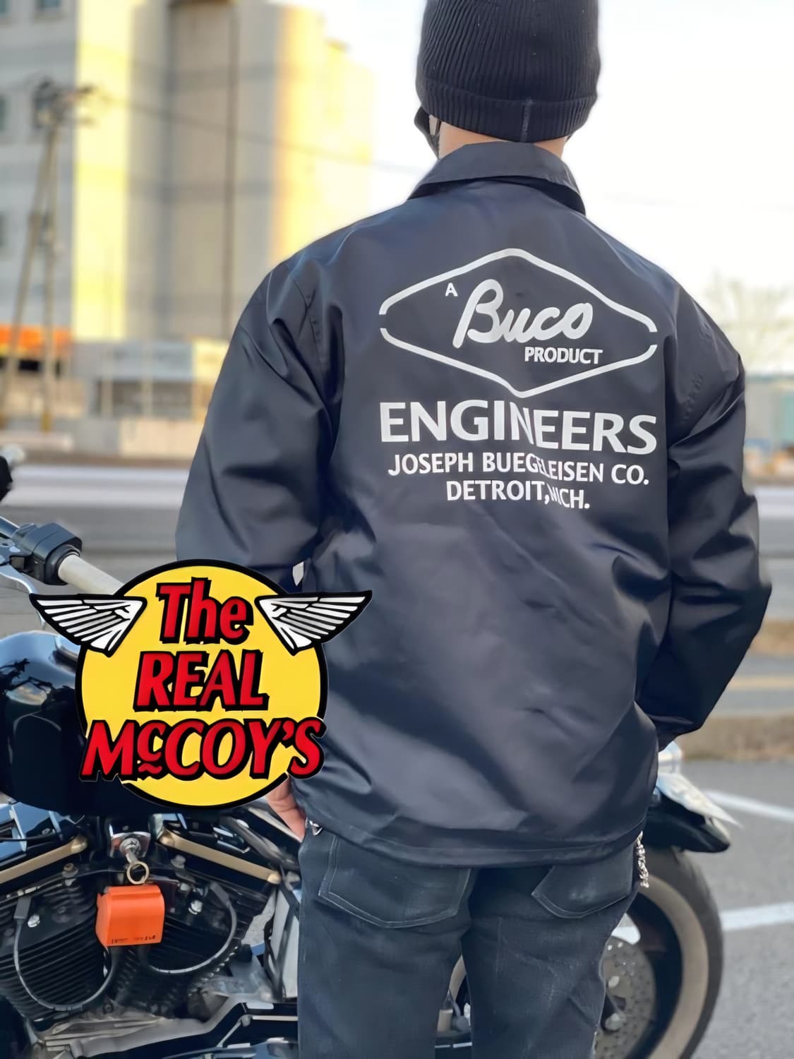 공용) 더 리얼 맥코이 Buco 엔지니어 코치 자켓 M 상품이미지1