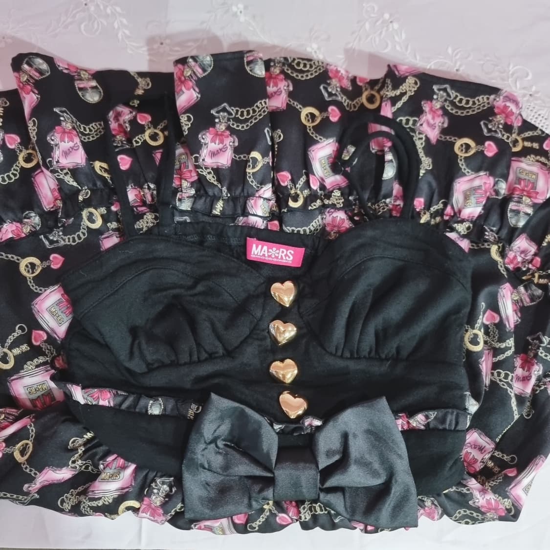 MARS 마즈 향수병 리본 원피스 상품이미지9