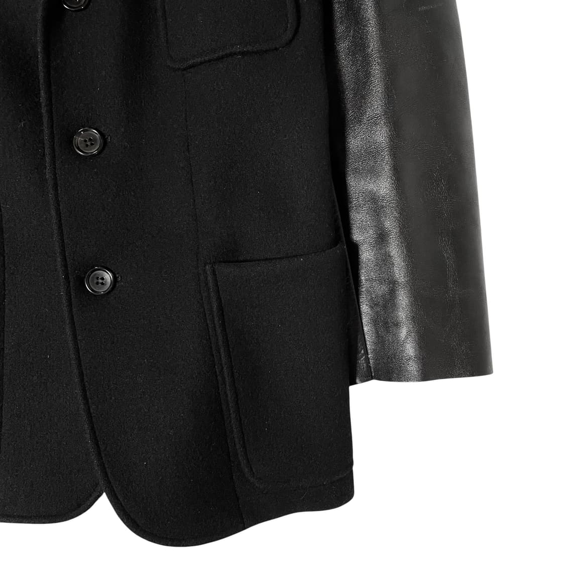 꼼데가르송 다나카 옴므 레더 도킹 자켓 AD1995 상품이미지3