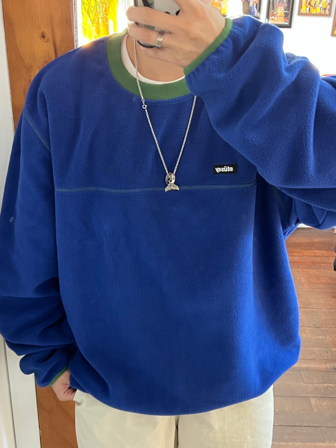 스투시 크루넥 후리스 상품이미지5