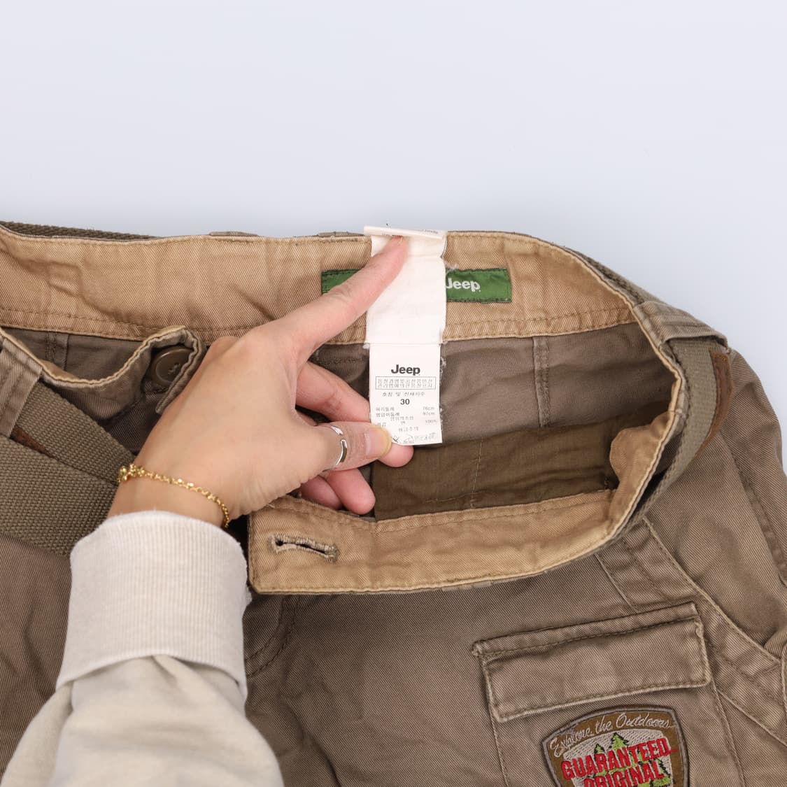 30 지프 빈티지 카고반바지 0220H1 상품이미지5