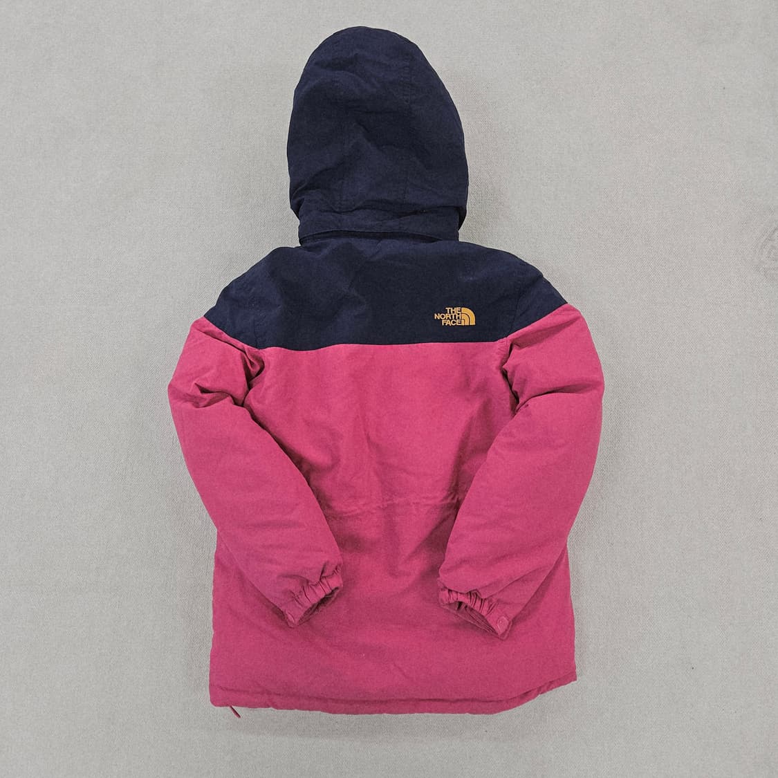 [130] 노스페이스 키즈 여성 구스다운 후드 패딩 자켓 0114YH1 상품이미지4