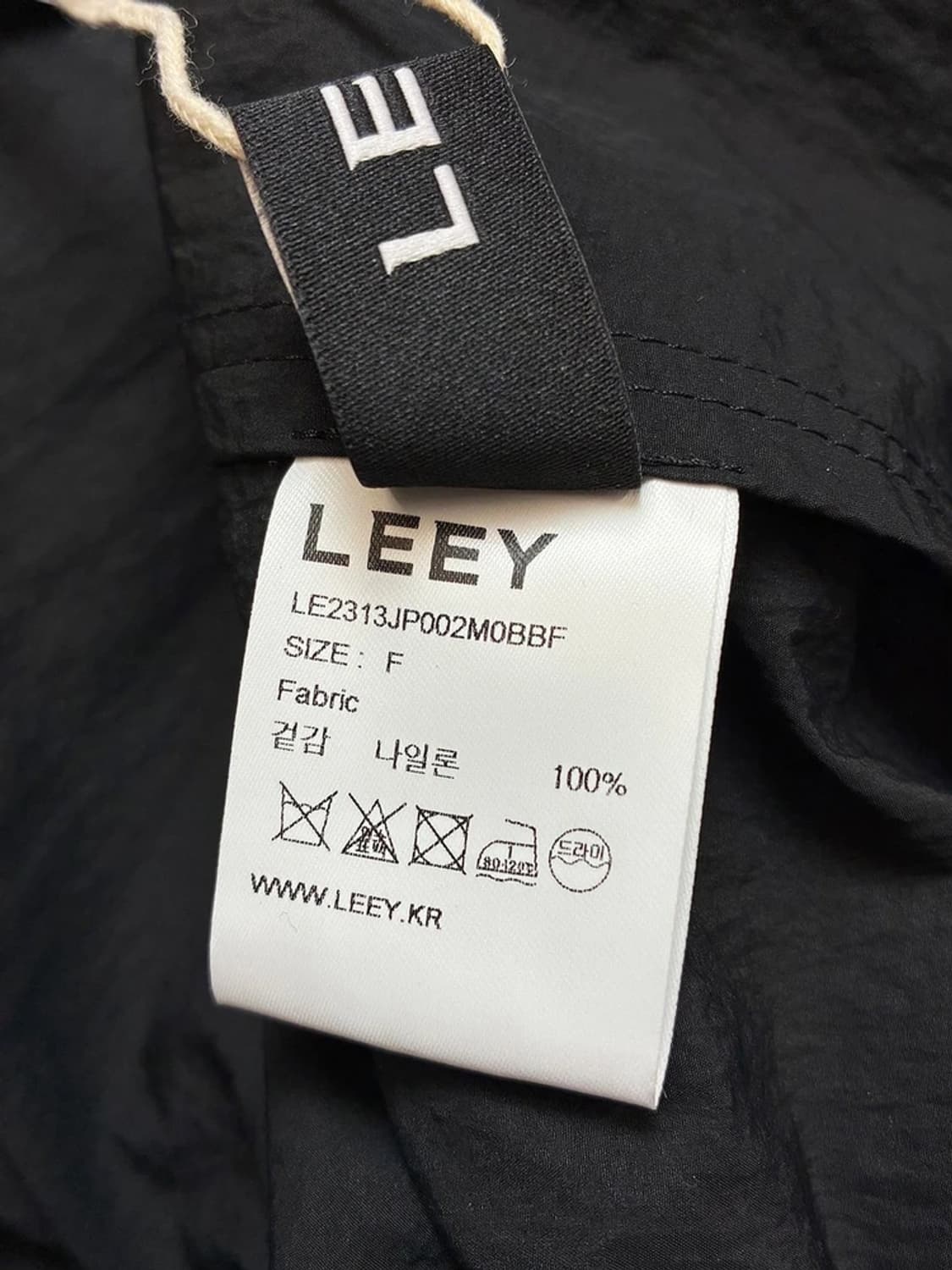 LEEY 윈드쉘 DQOR 크롭 바람막이 자켓 PN5059 상품이미지7