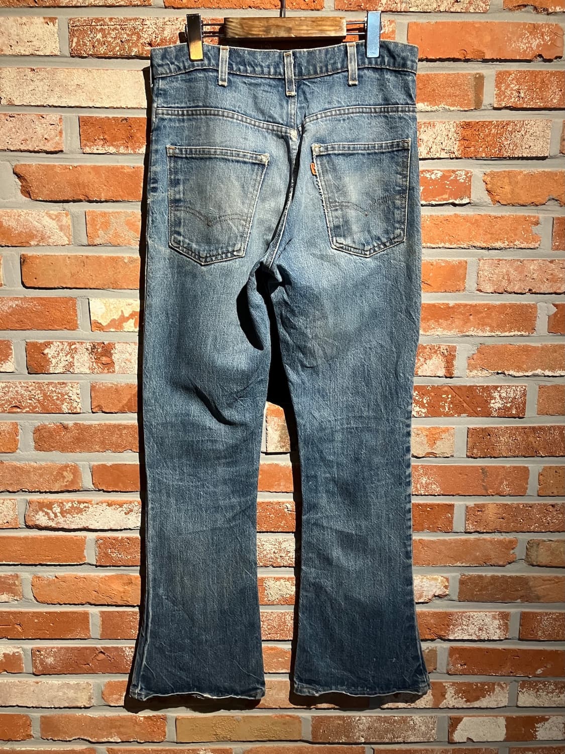 80s USA 빈티지 리바이스 646 벨바텀 부츠컷 데님 팬츠 상품이미지5