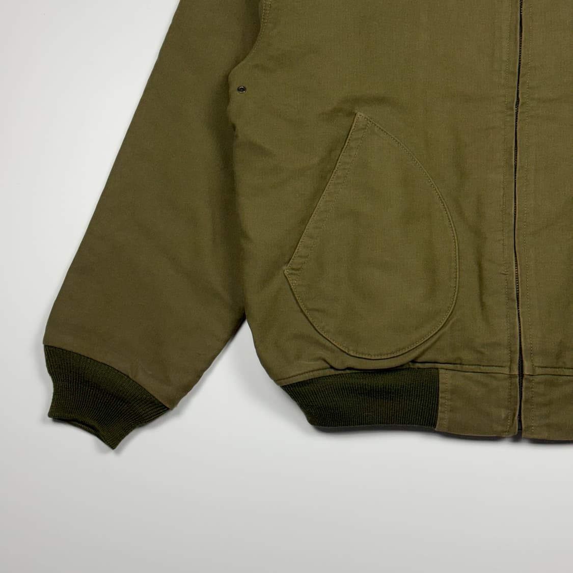 (105) 휴스턴 USN 덱자켓 올리브 그린 상품이미지4