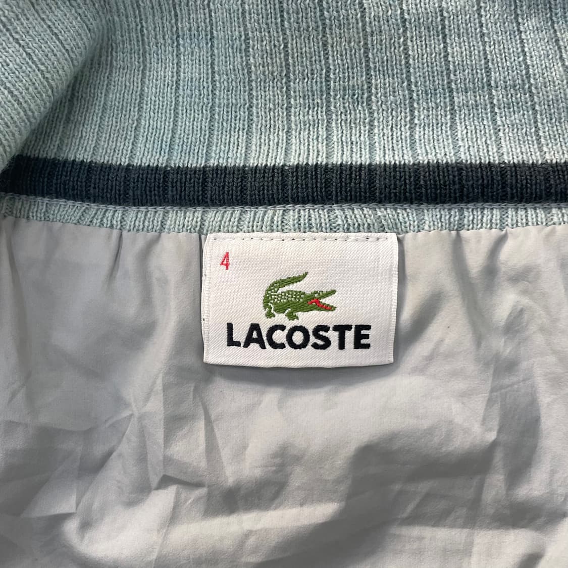 4 라코스테 립조직 반집업 니트 0304S1 상품이미지2