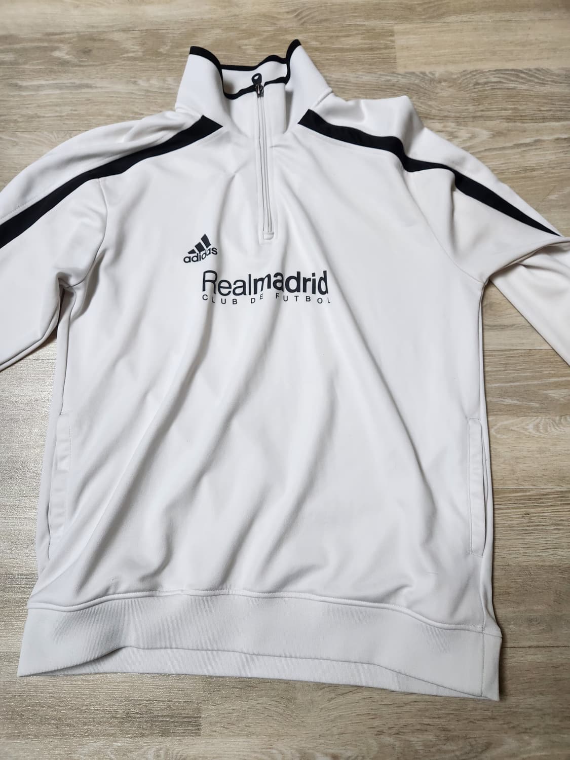 아디다사 레알 마드리드 반집업 트레이닝복 상품이미지1