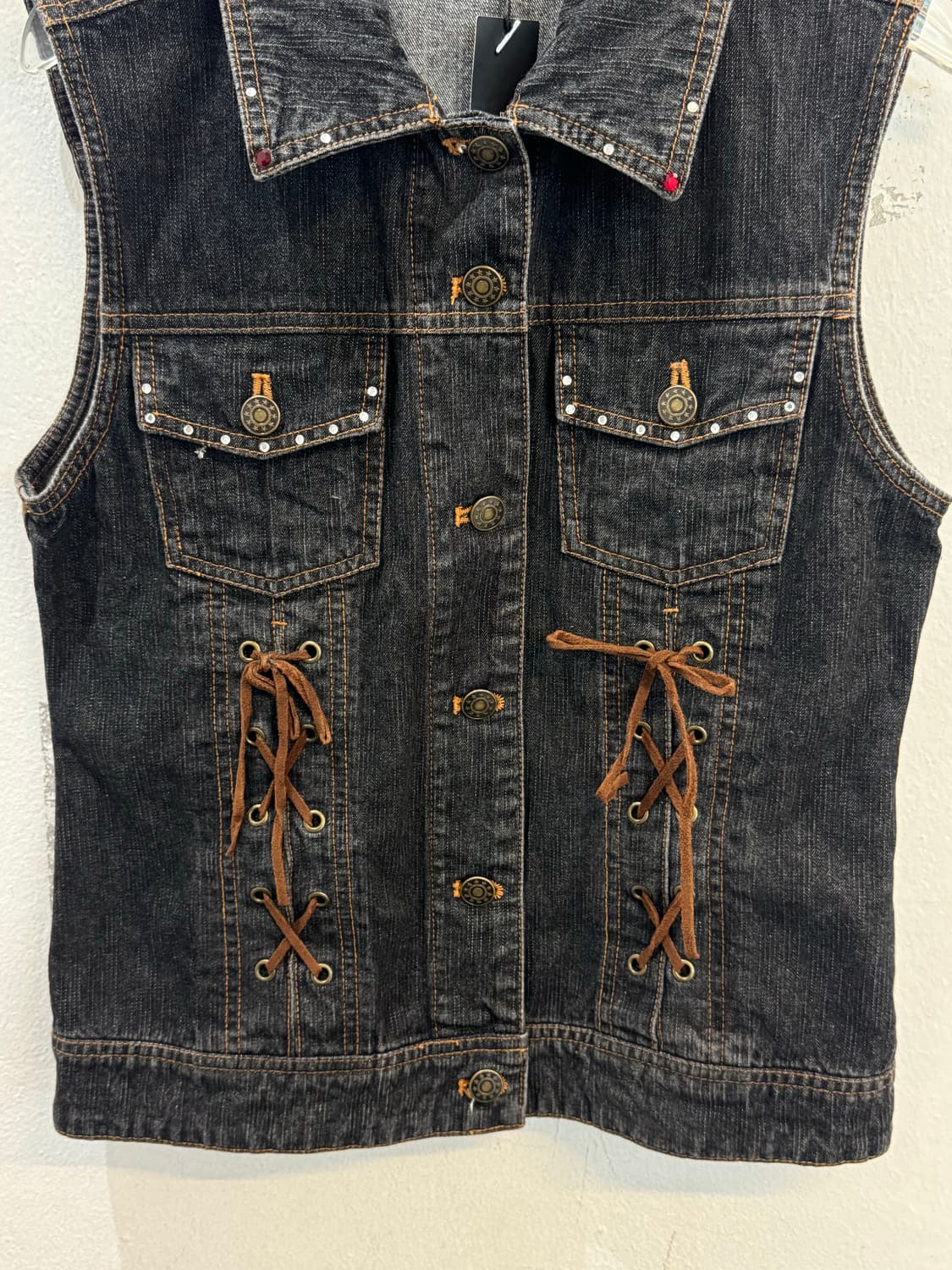 Ikeda Nobuo sleeveless denim jacket  상품이미지4
