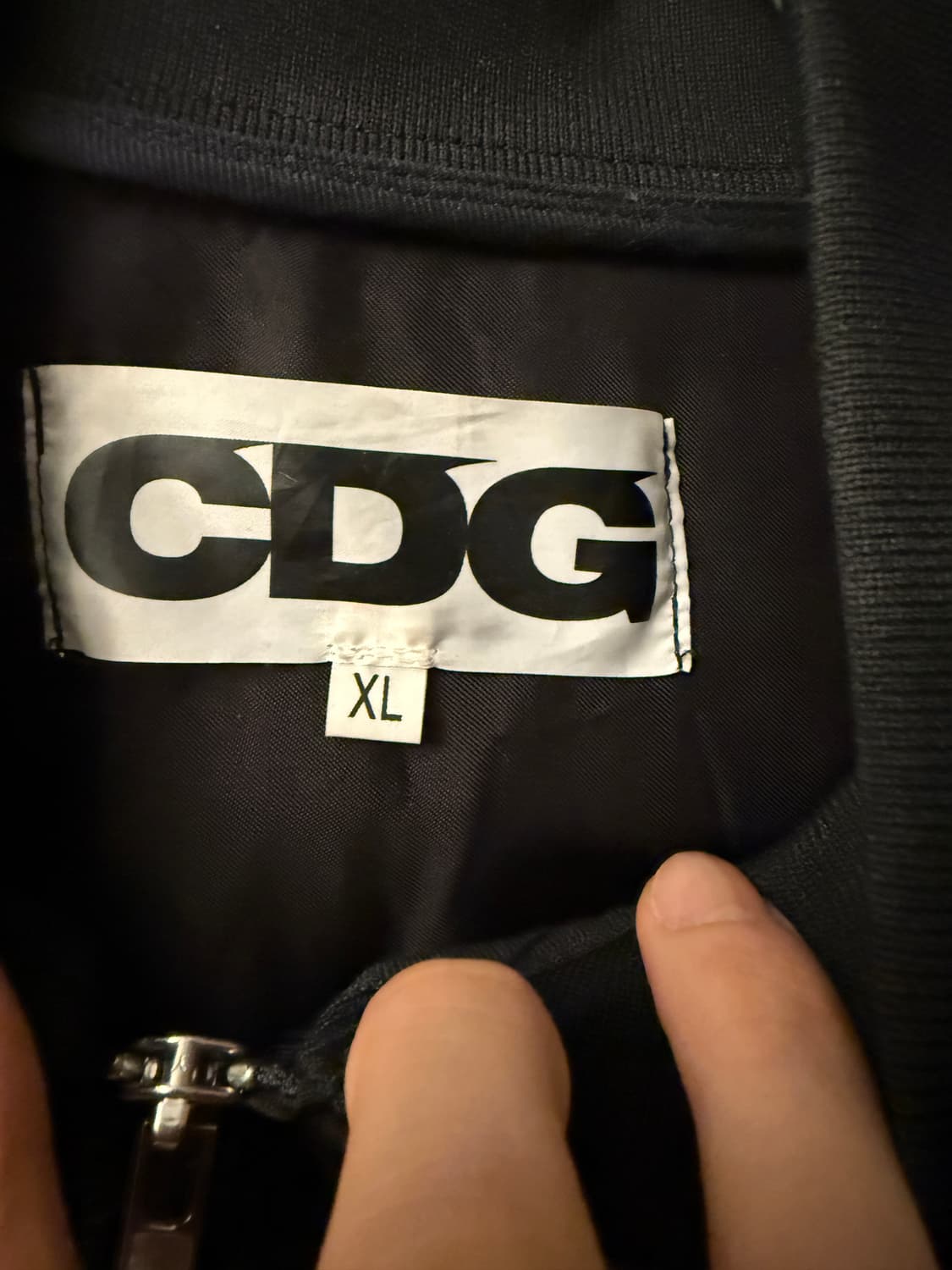 꼼데가르송 CDG 스태프 블루종 블랙 상품이미지6