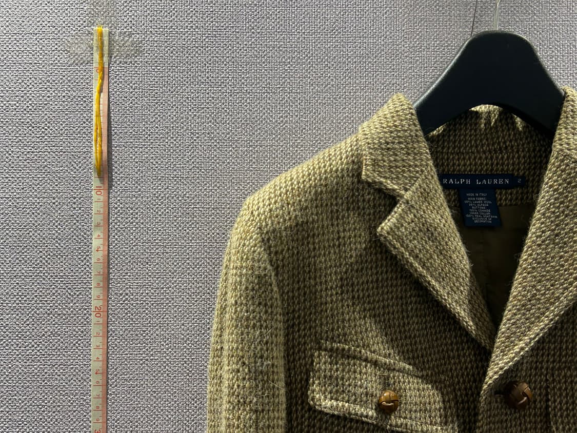 랄프로렌 이태리 메이드 알파카 블렌드 사파리 블레이저 상품이미지8