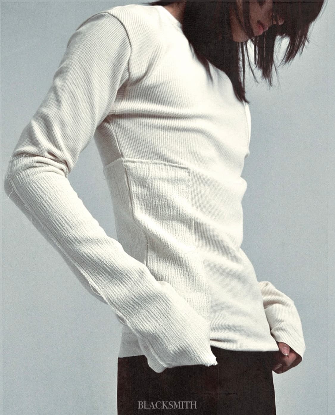 Blacksmith 블랙스미스 롱슬리브 1 사이즈 화이트 상품이미지1