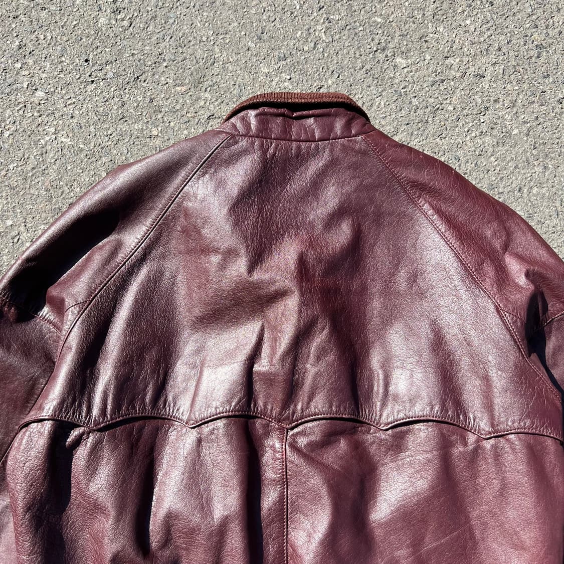 80‘s 바라쿠타 by Van Heusen 레더 G9 해링턴 자켓 상품이미지8