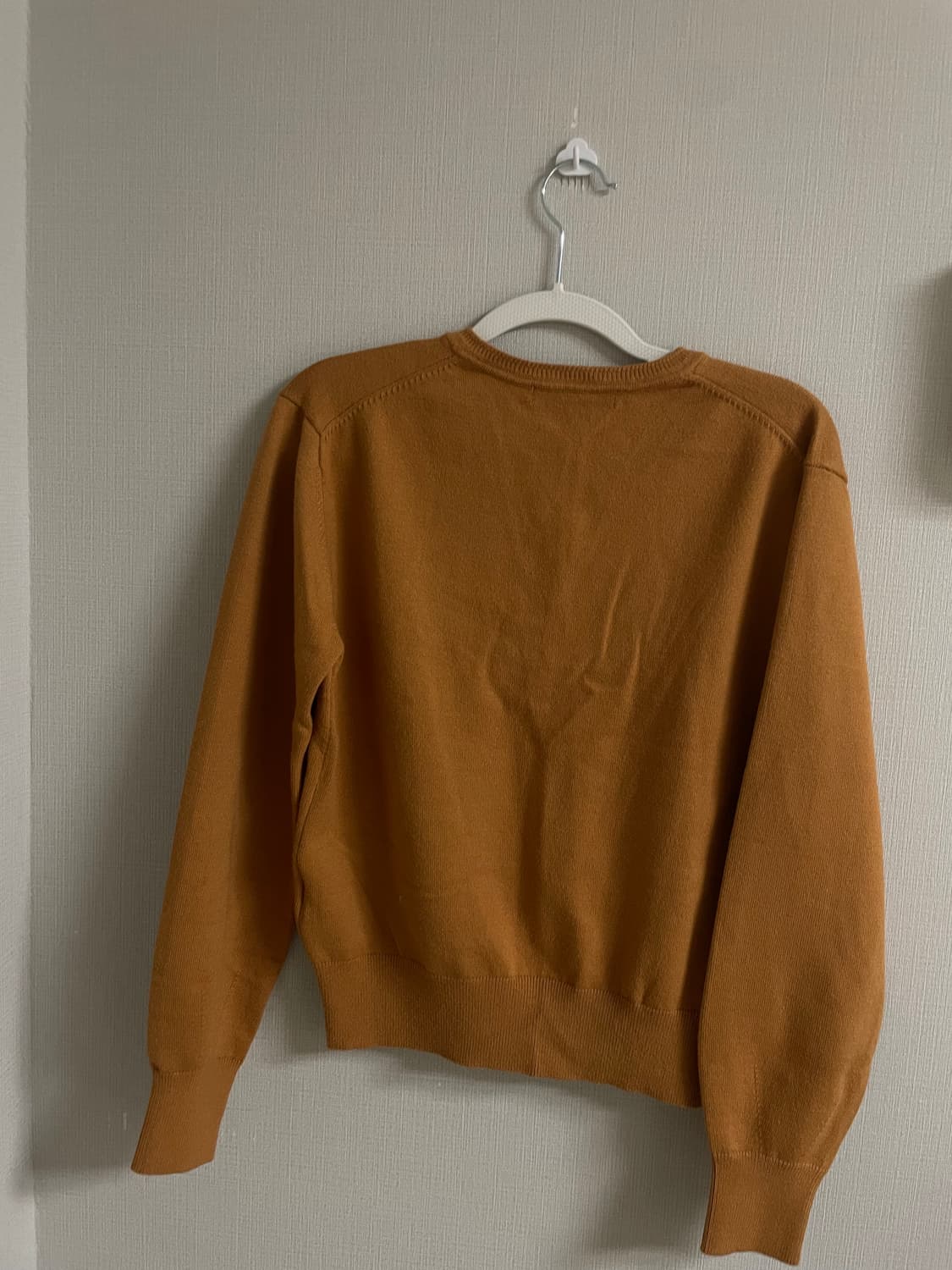 [Knizure] 데일리 소프트 니트 - 오렌지카멜 상품이미지4