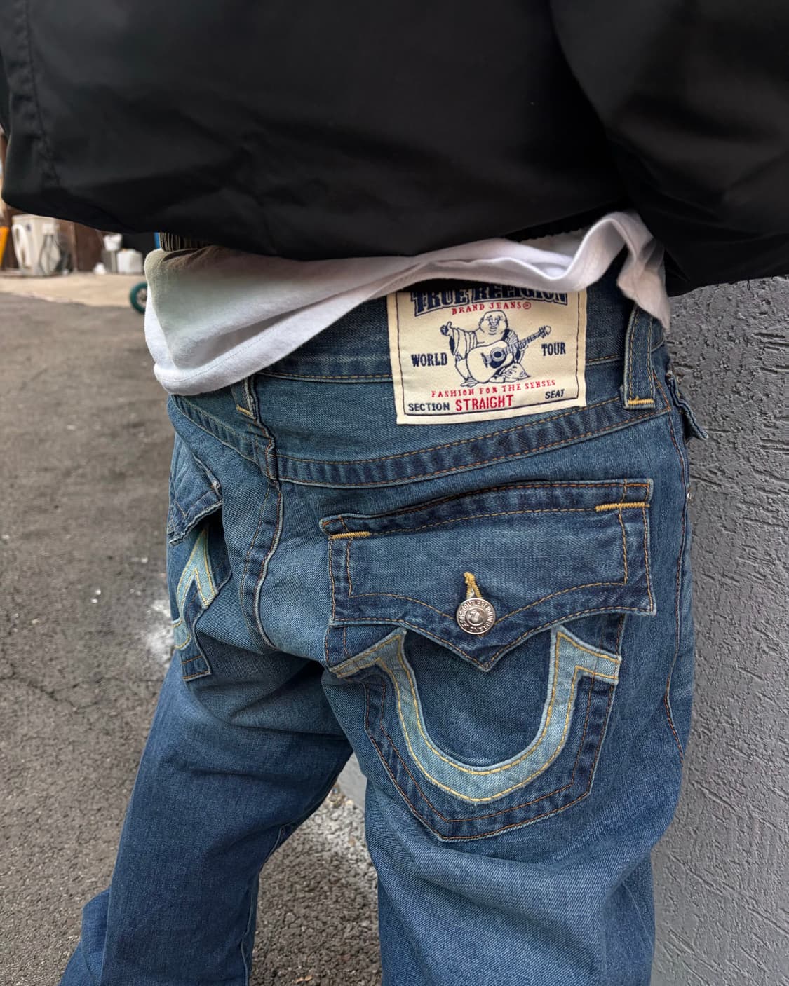  90s TRUERELIGION denim straight pants 상품이미지4