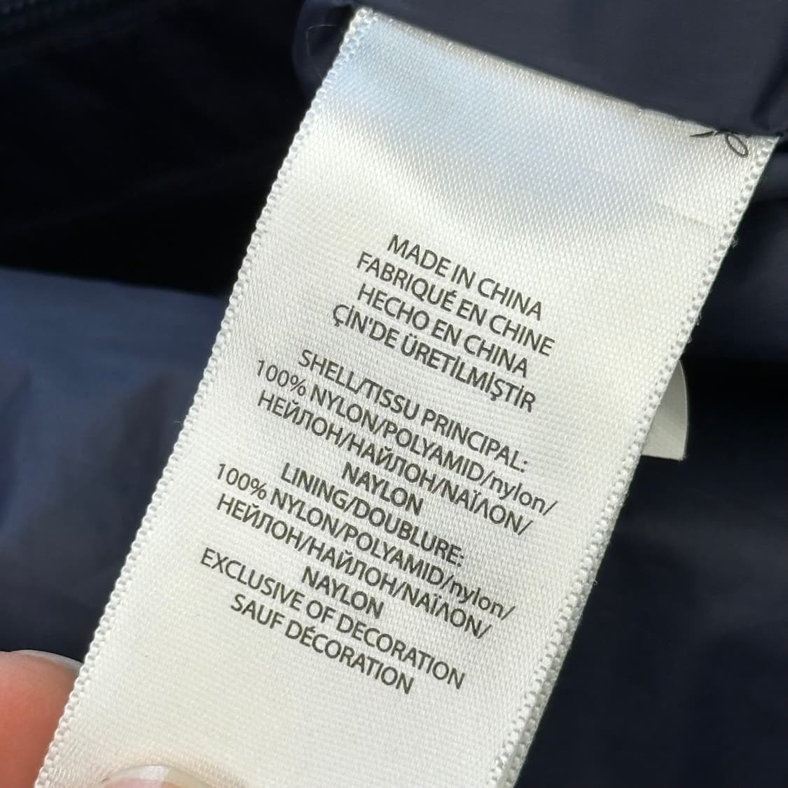 L 폴로랄프로렌 내징후드 네이비 나일론 자켓 상품이미지5