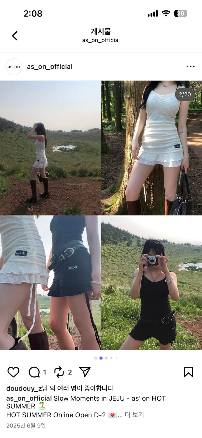 애즈온 블라썸 미니원피스 상품이미지9