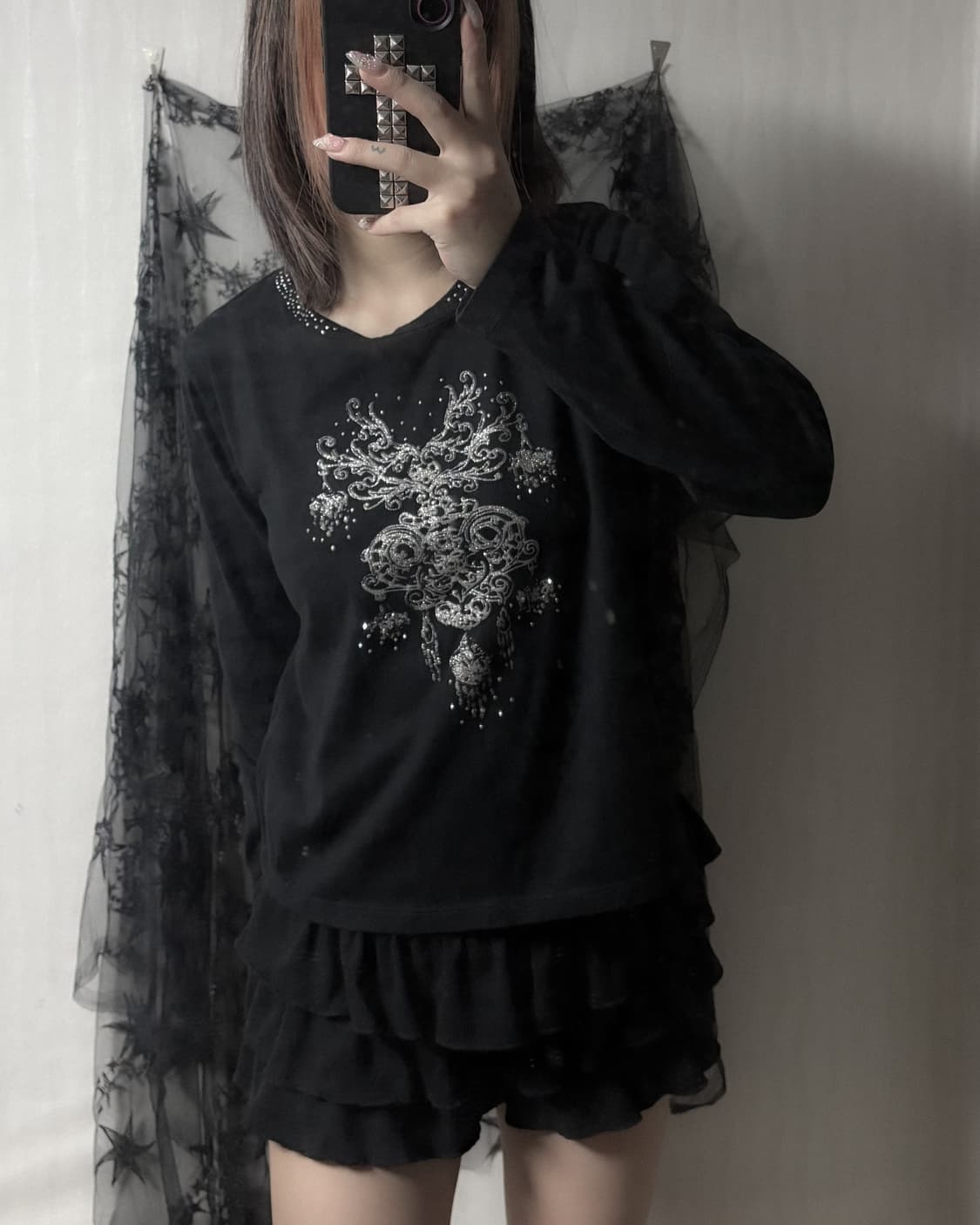 펑크 y2k 큐빅 포인트 륭  상품이미지2