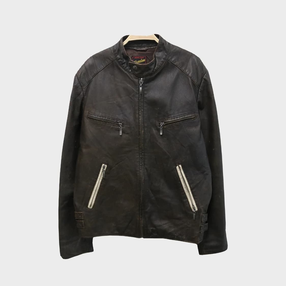 FREEDOM Y2K가죽 라이더 집업 60360 상품이미지1