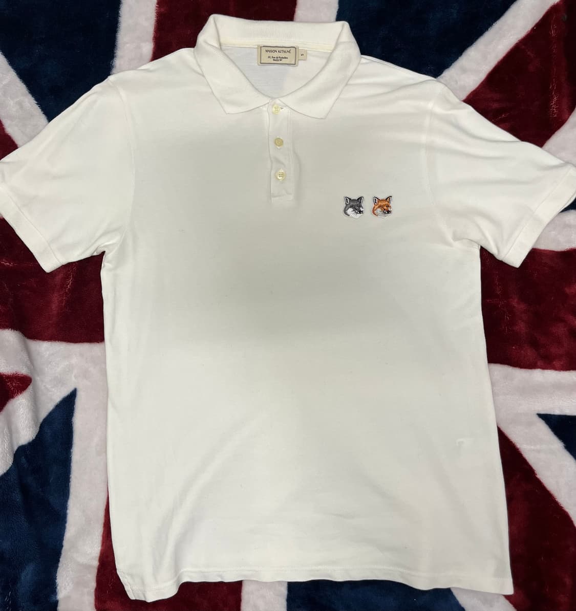 메종키츠네 더블폭스 폴로티 95 정품 상품이미지1